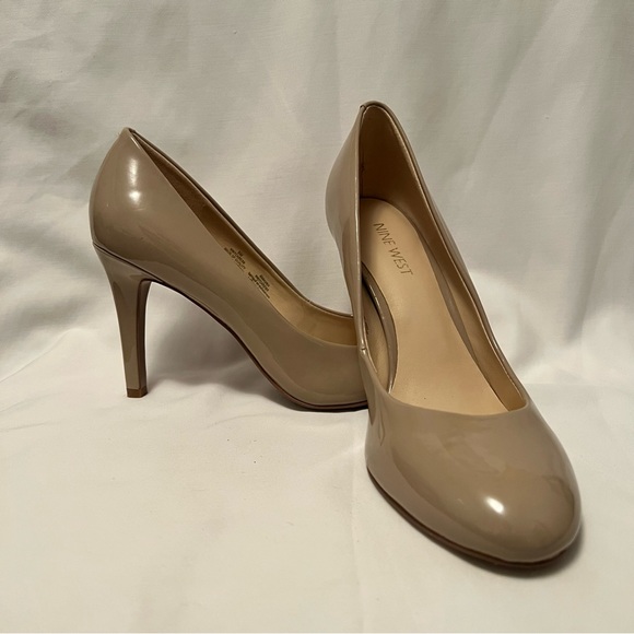 Nine west Nude Pumps Size 8 - Picture 3 of 5